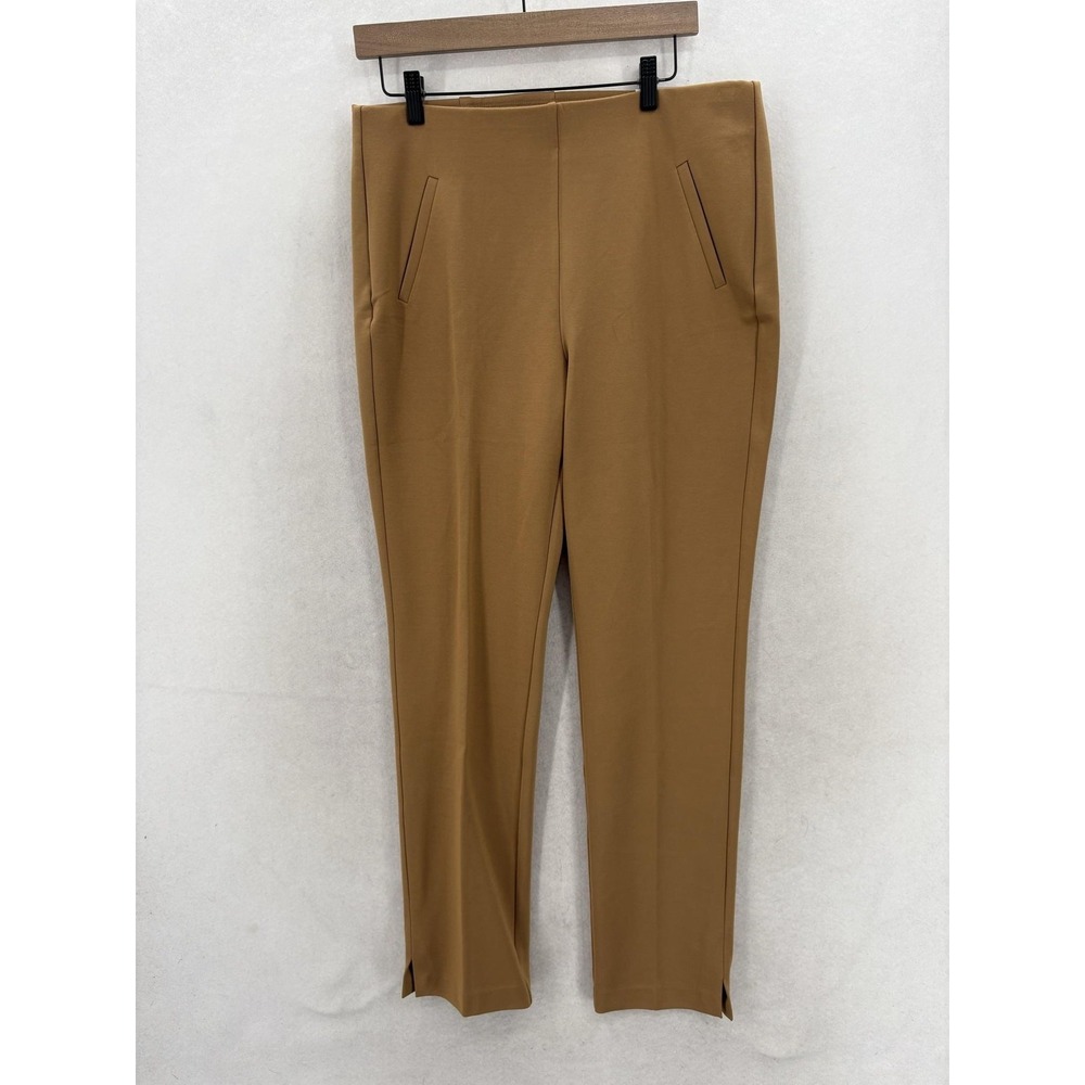 Chico's So Slimming 360 Juliet Slim Leg Dress Pants Womens 1.5 Brown Ponte NWT